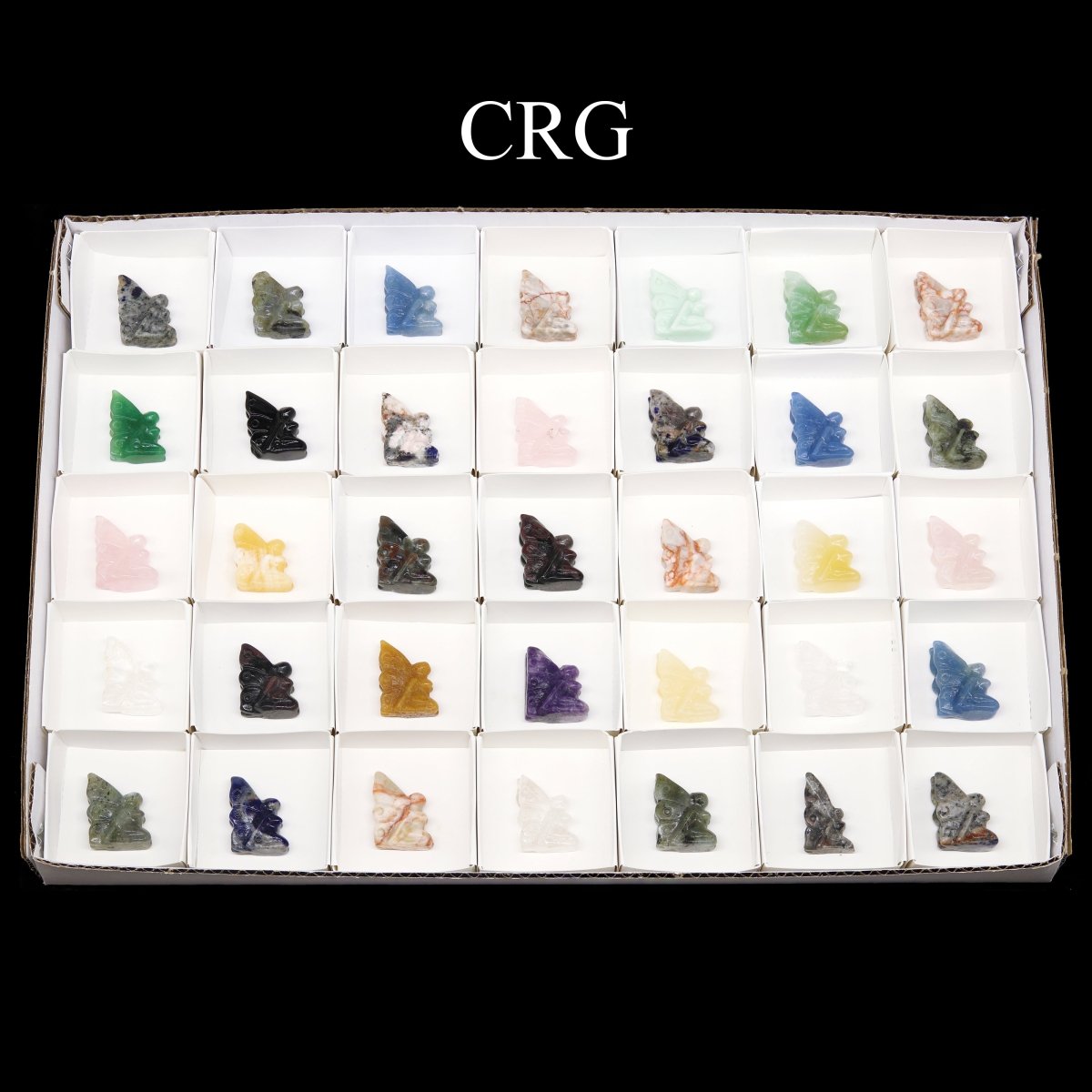 35 Piece Flat - Assorted Gemstone Fairies
