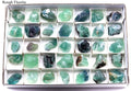 35 Piece Flat - Assorted Rough Fluorite / 1.5"-2.5"