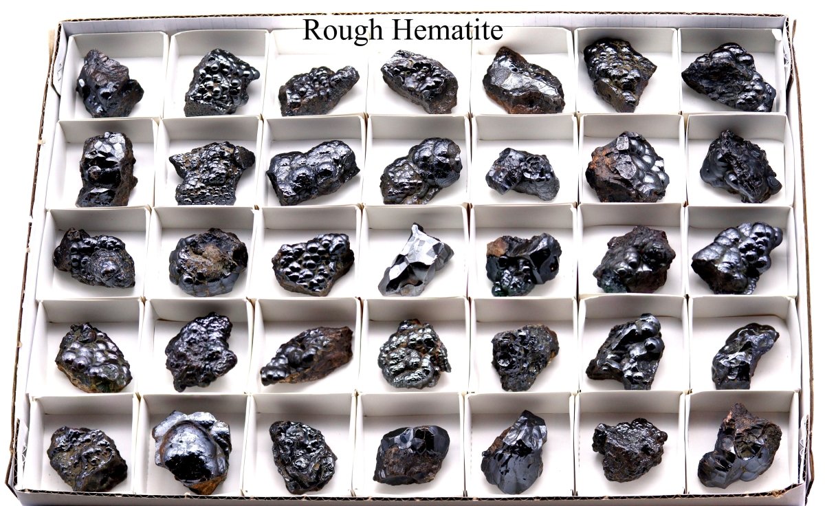 35 Piece Flat - Botryoidal Hematite