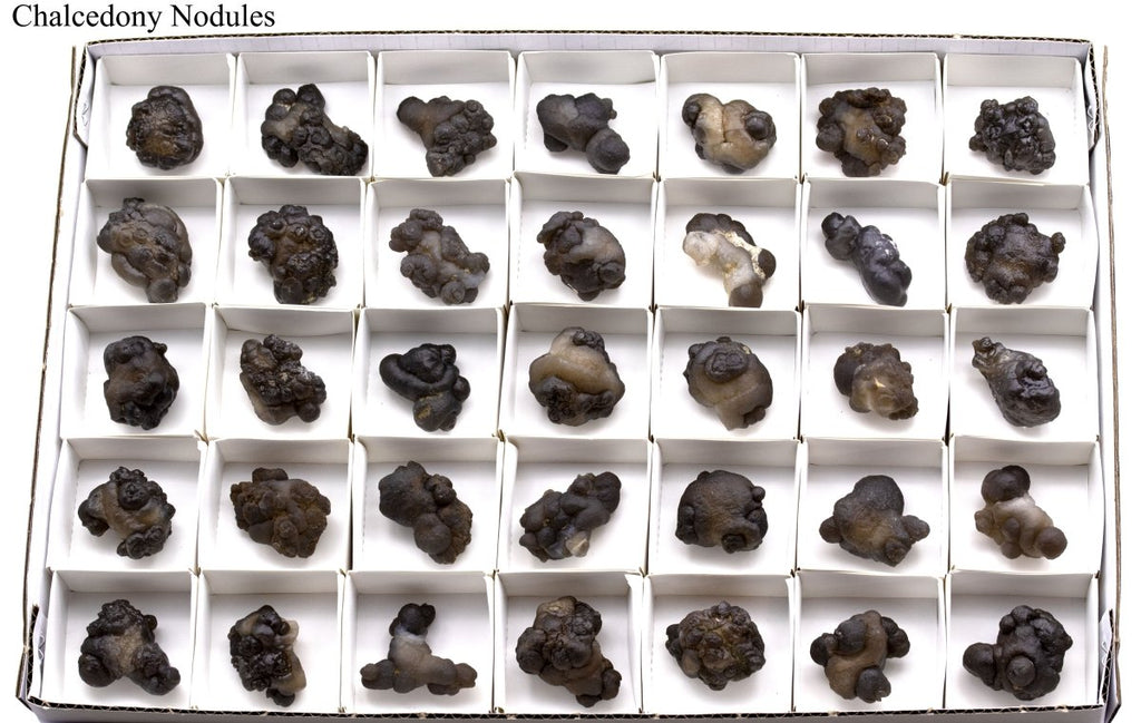 35 Piece Flat - Chalcedony Nodule