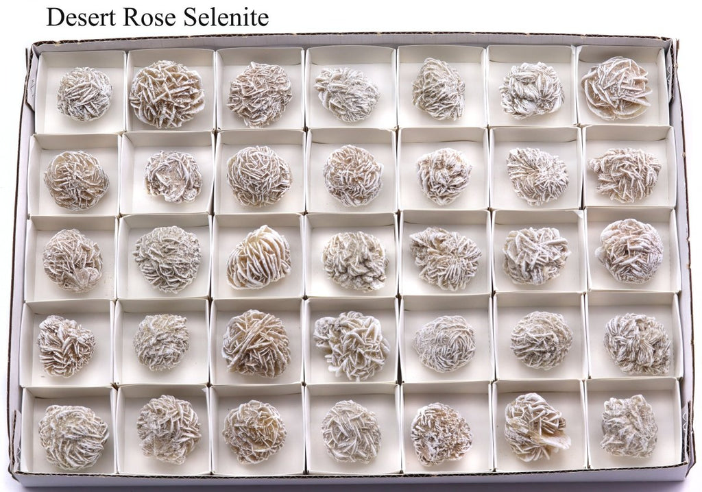 35 Piece Flat - Desert Rose Selenite