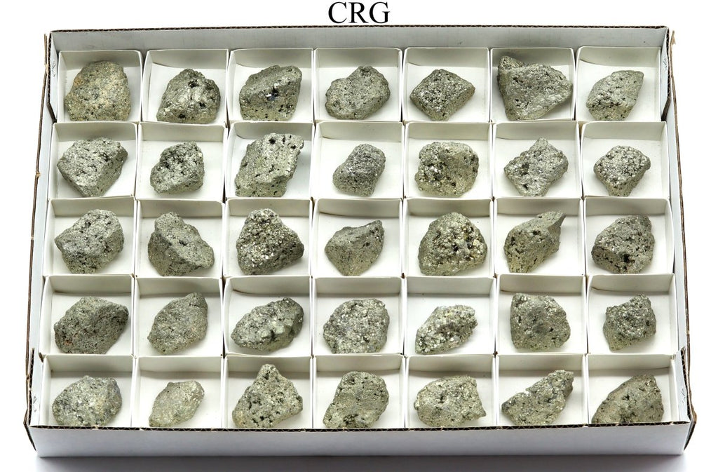 35 Piece Flat - Iron Pyrite