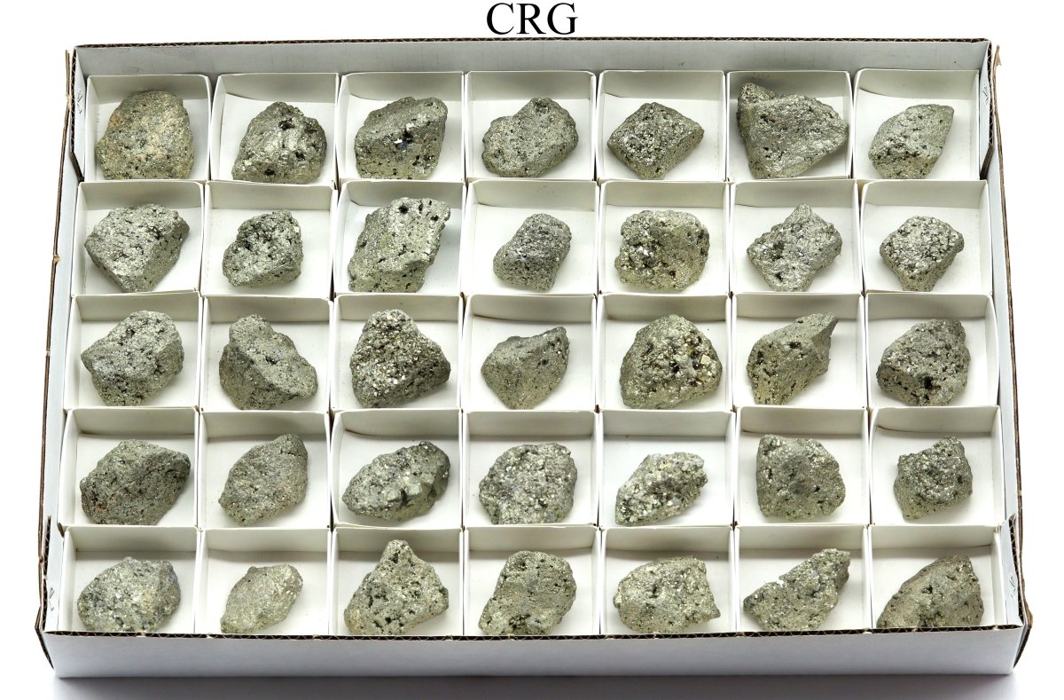 35 Piece Flat - Iron Pyrite