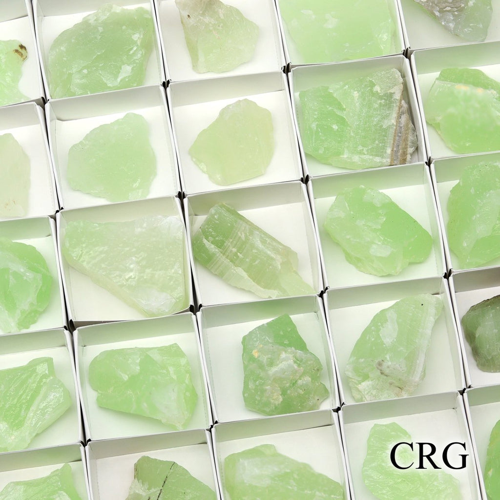 35 Piece Flat - Lime Green Onyx & Green Calcite