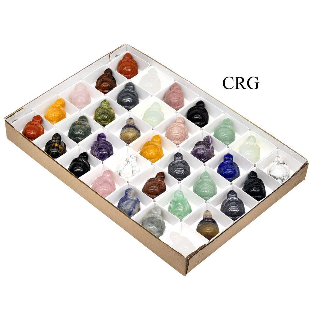 35 Piece Flat - Mixed Crystal Turtles / 2" Avg