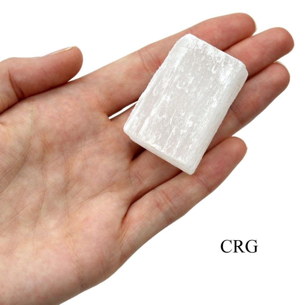 35 Piece Flat - Rough Selenite