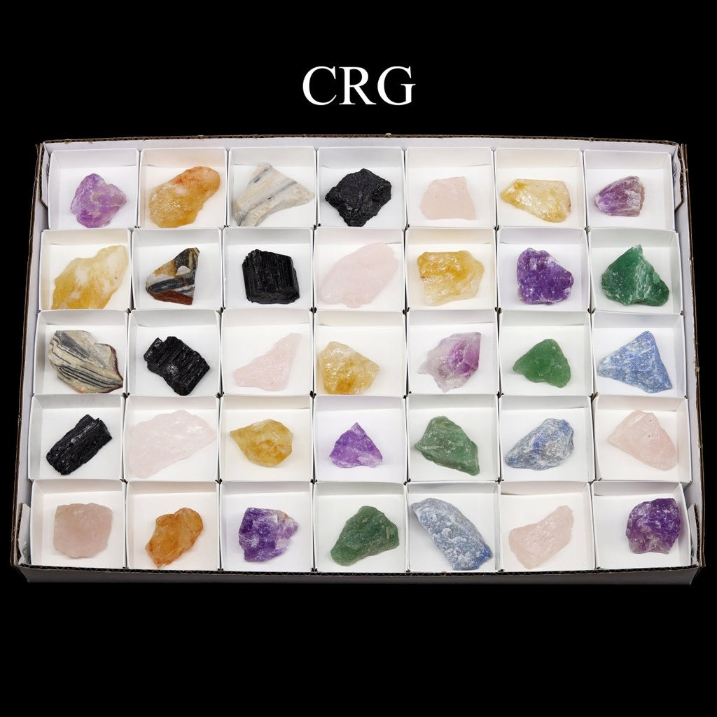 35 Piece Flat - Rough Stones from Brazil -  SALE