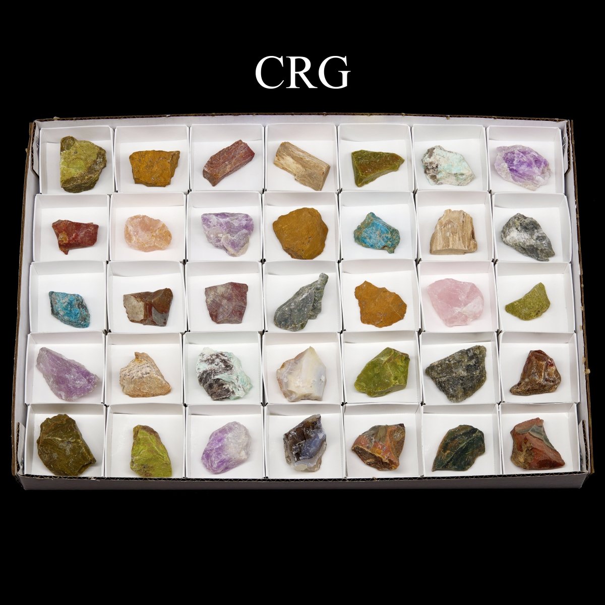 35 Piece Flat - Rough Stones from Madagascar