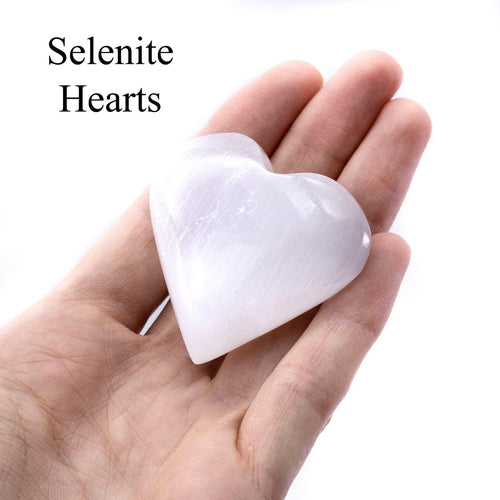 35 Piece Flat - Selenite Hearts