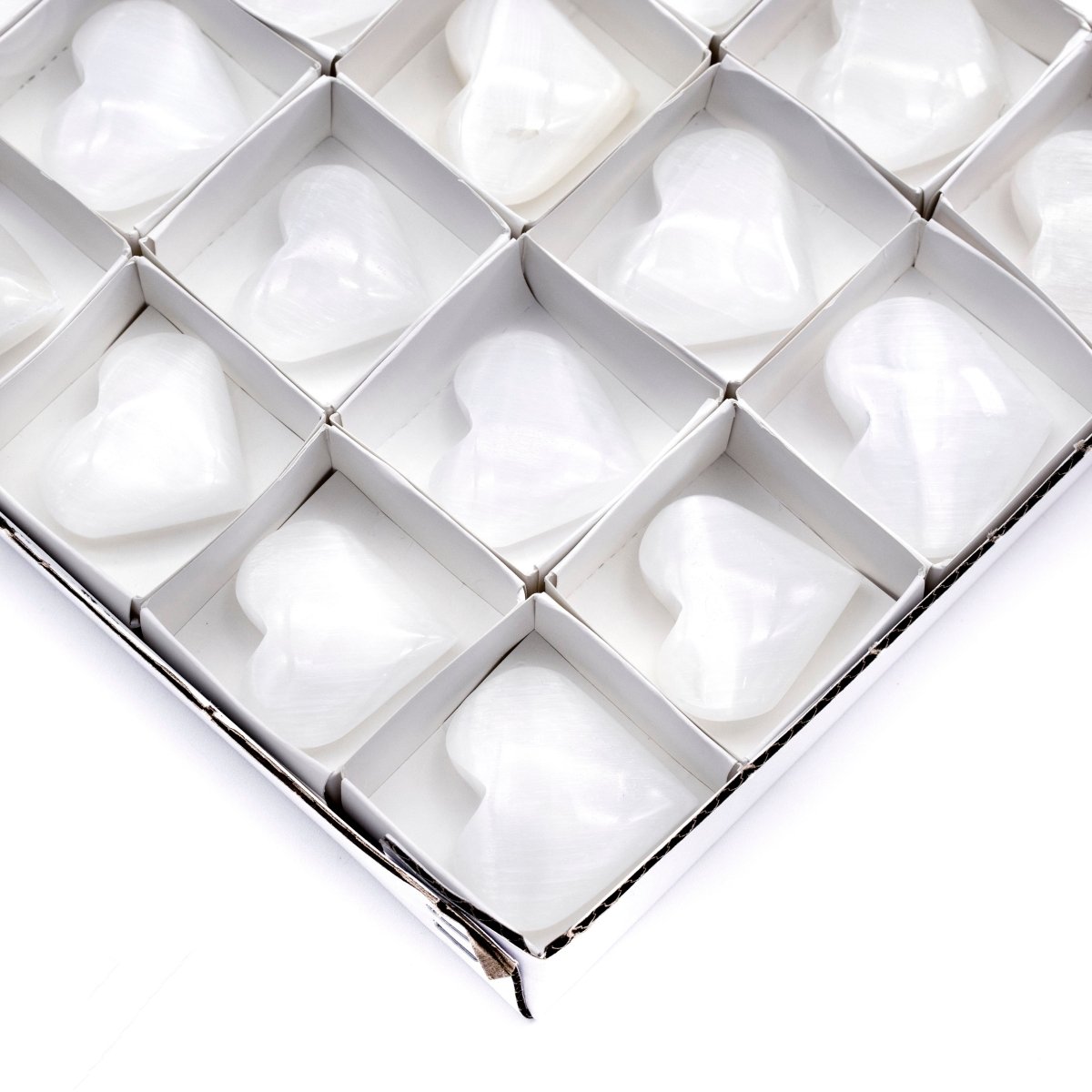 35 Piece Flat - Selenite Hearts