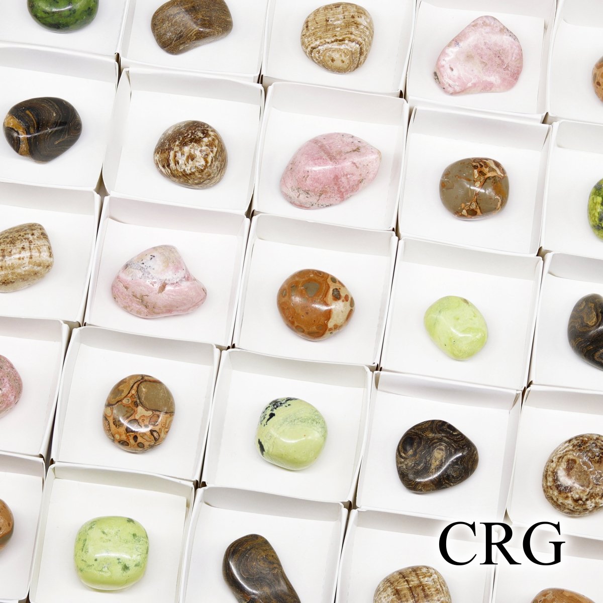 35 Piece Flat - Tumbled Stones from Peru
