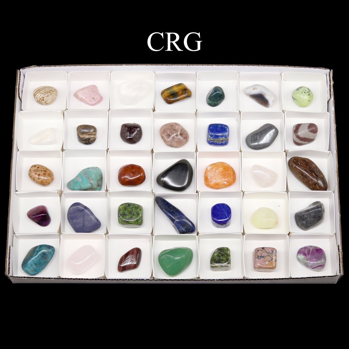 35 Piece Flat - Tumbled World Variety