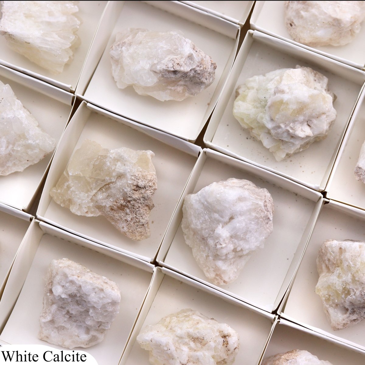35 Piece Flat - White Calcite