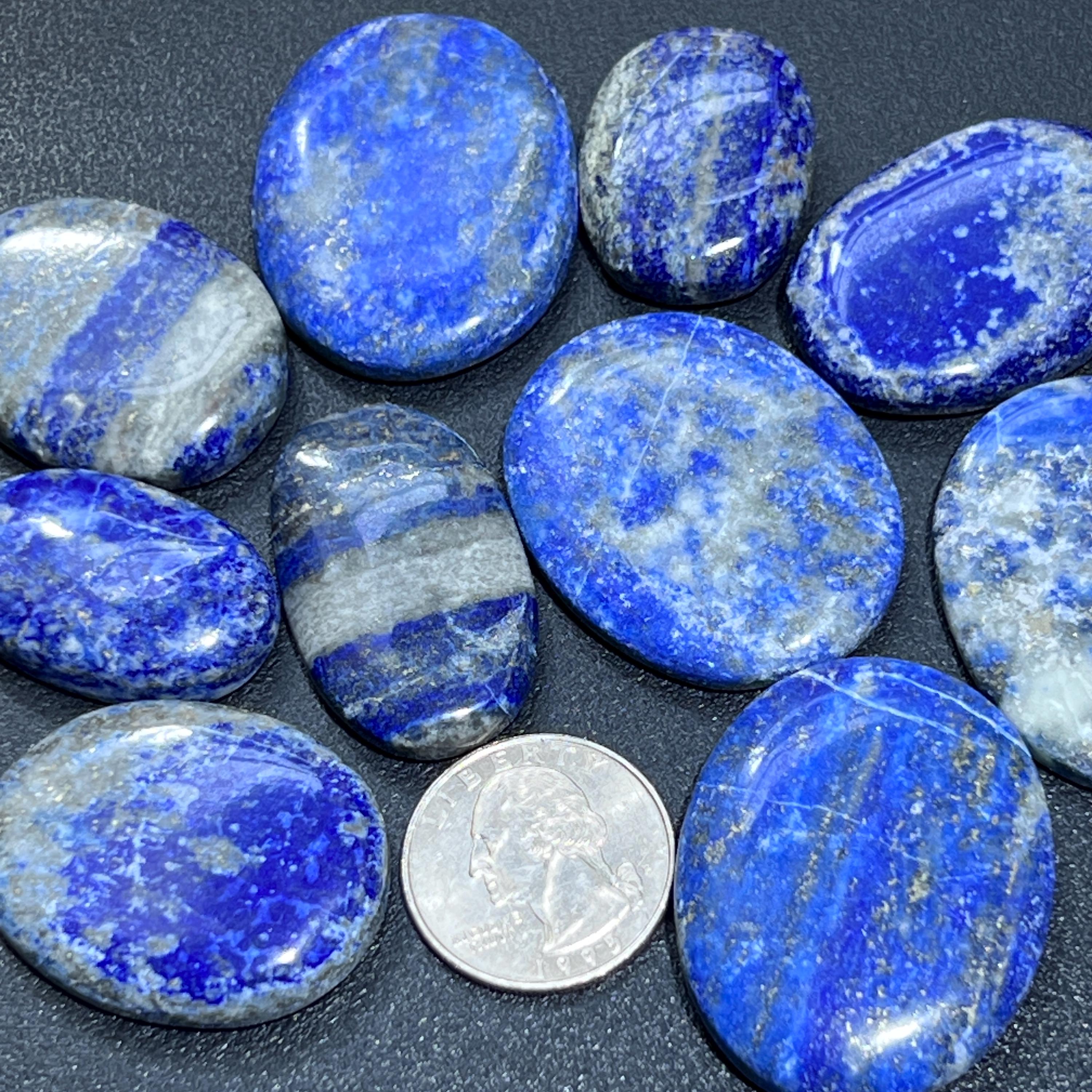 Blue Lapis Cabochons