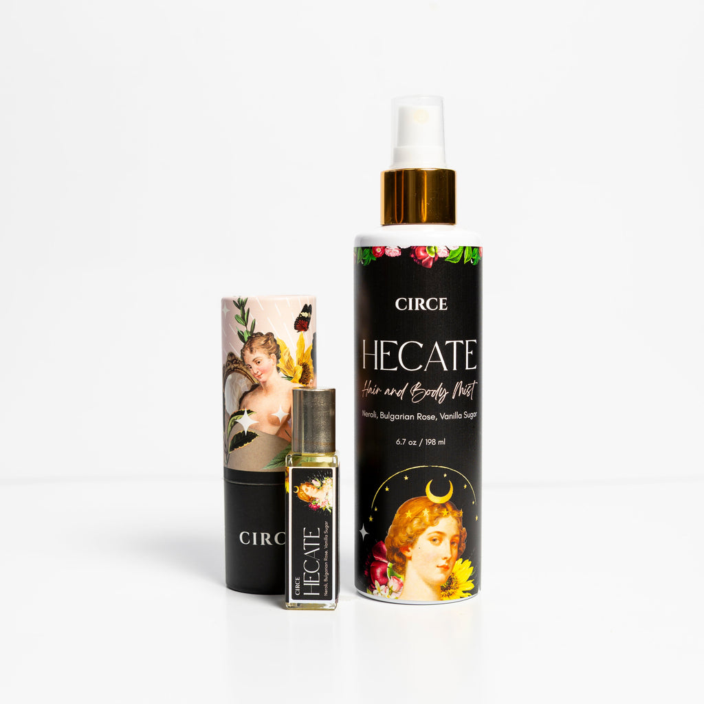 Hecate Goddess Perfume Oil – Neroli, Rose & Vanilla Roller | 10ml