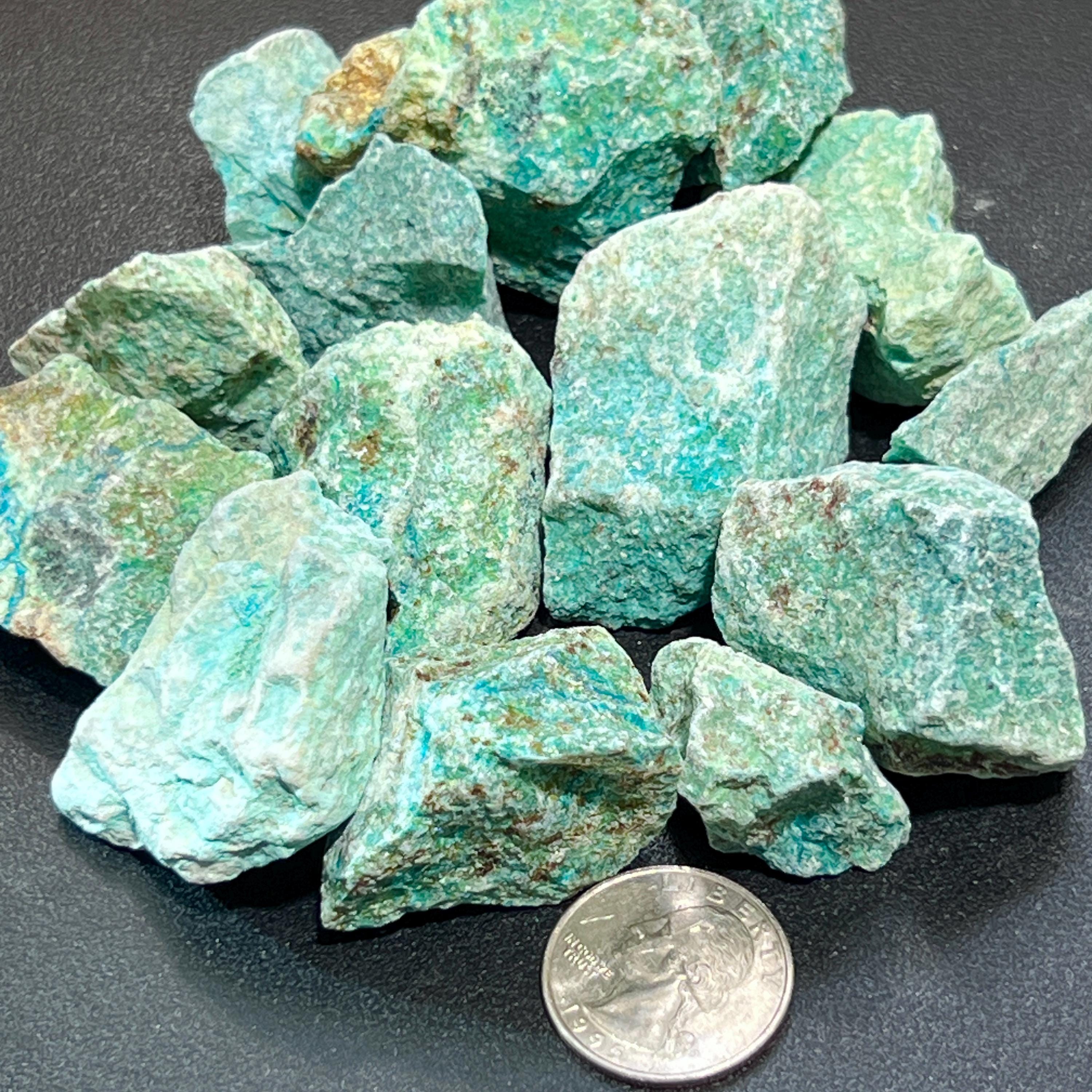 Chrysocolla Mineral Rough Raw Stones (By The Piece or Pound)
