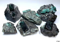 4 KILO LOT - Dark Emerald in Matrix from Brazil / 2"-6" AVG