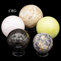 4 KILO LOT - Mixed Gemstone Spheres - Buy Out Sale! / 3-6" AVG