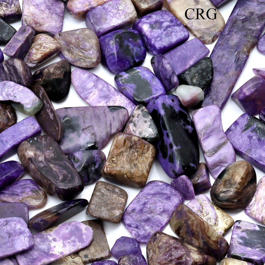 Polished Charoite Chips / 0.25-2" AVG - 1 LB. LOT