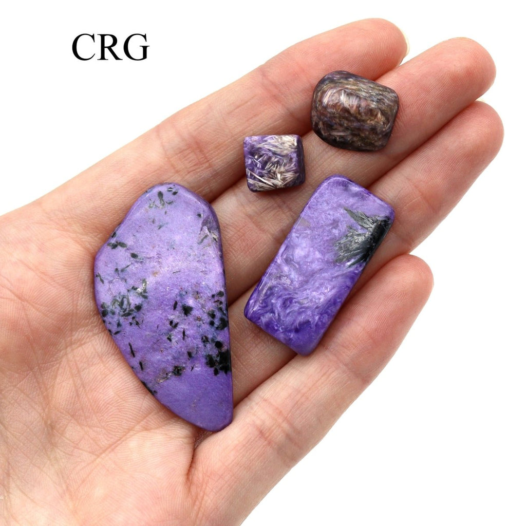 Polished Charoite Chips / 0.25-2" AVG - 1 LB. LOT