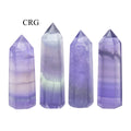 4 PC Rainbow Fluorite Towers / 5cm Avg