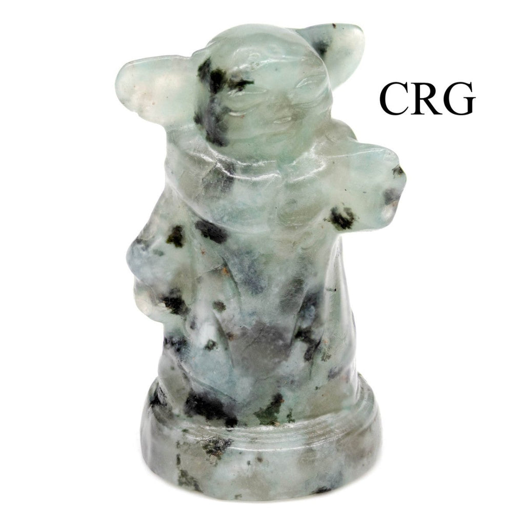 Assorted Gemstone Baby Yoda 1.5 Inches (4 Pieces)