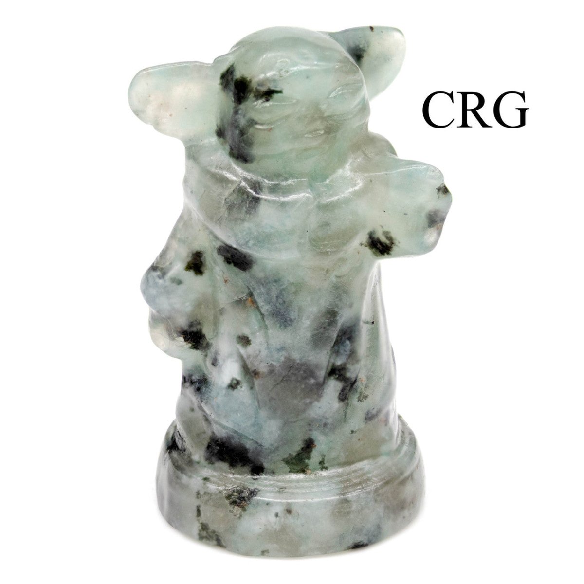 Assorted Gemstone Baby Yoda 1.5 Inches (4 Pieces)