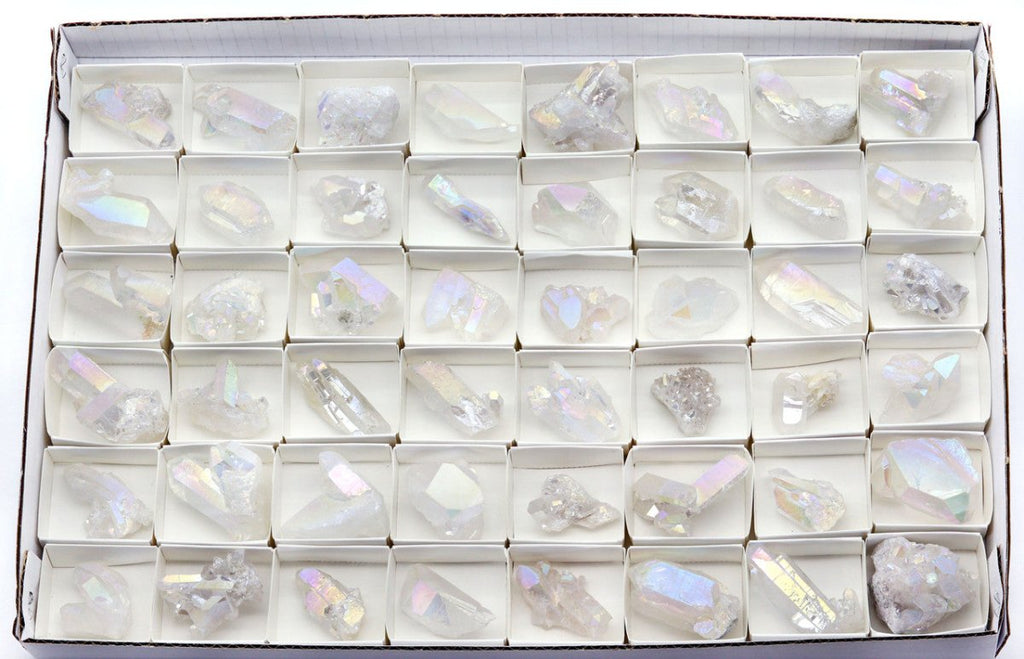 48 Piece Flat - Angel Aura Clusters / 1.5-2.5" AVG