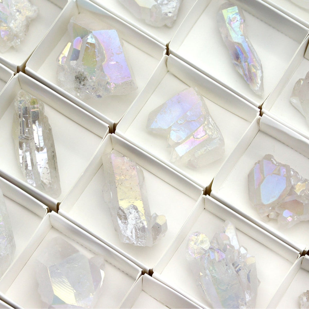 48 Piece Flat - Angel Aura Clusters / 1.5-2.5" AVG