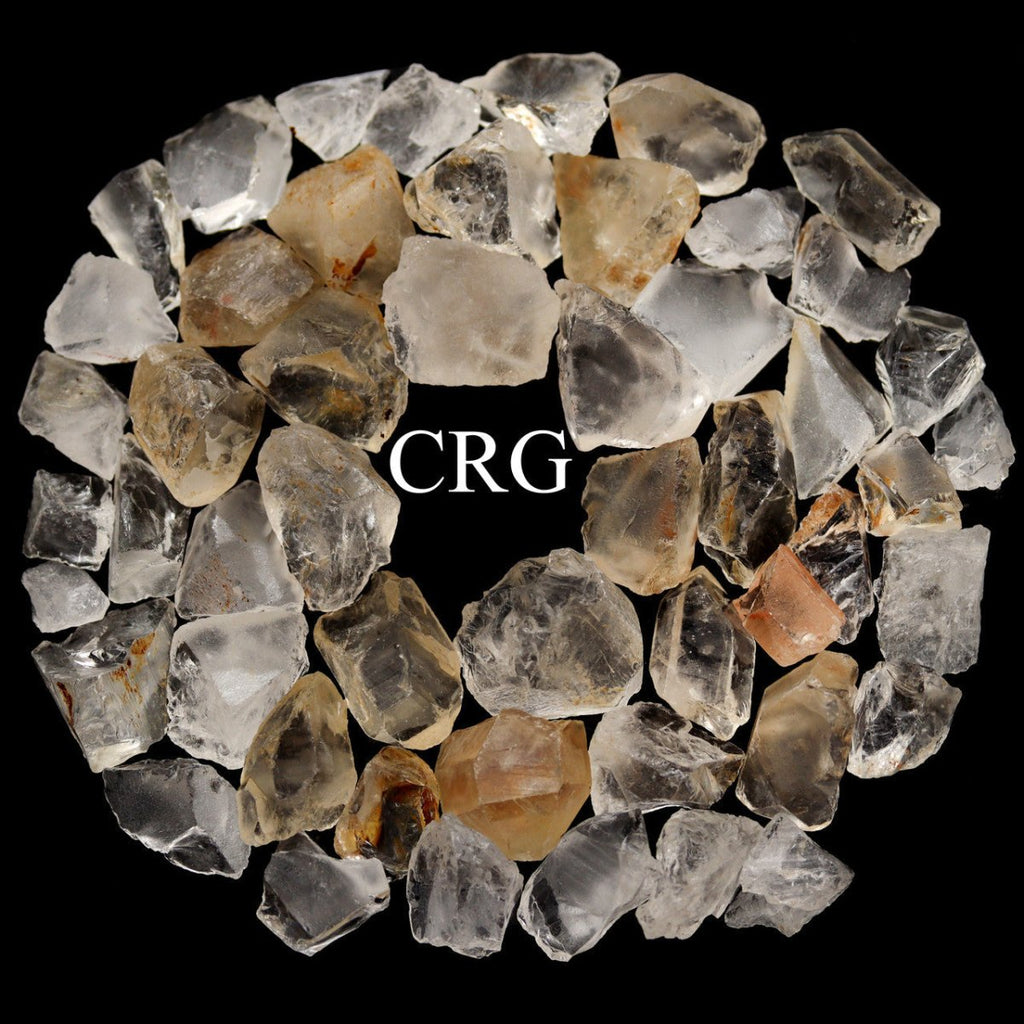 5 KILO LOT - Clear Quartz Rough Rock from India / 25-40mm Avg