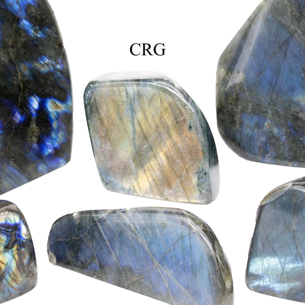 3 KILO LOT - Labradorite High Flash Full Polished Freeforms / Mixed Sizes