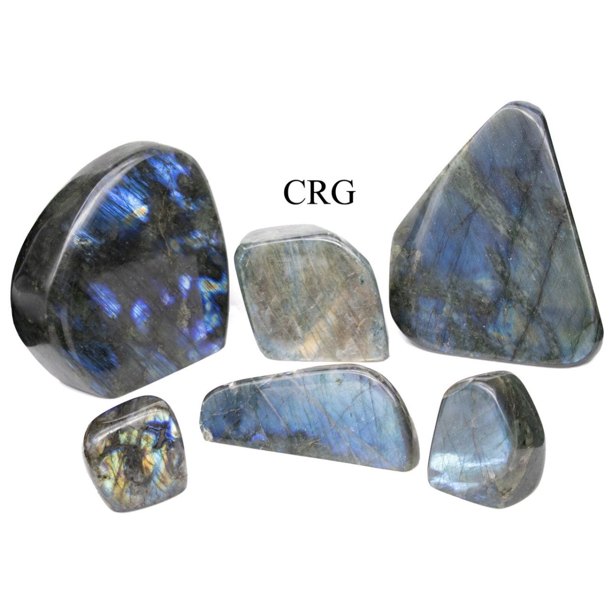 3 KILO LOT - Labradorite High Flash Full Polished Freeforms / Mixed Sizes