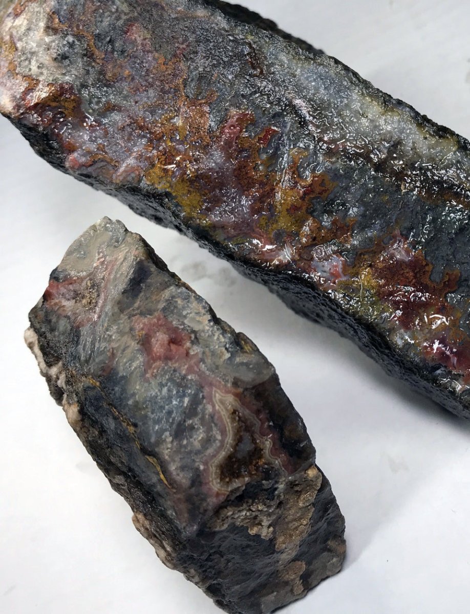 5 KILO LOT - MOROCCAN SEAM AGATE