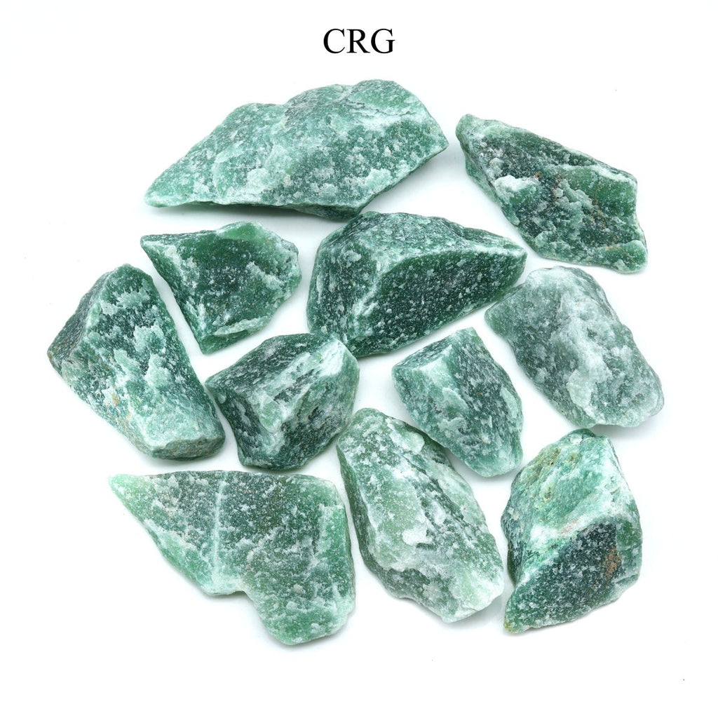 5 KILO LOT - Rough Brazil Dark Green Aventurine Quartz BIG SALE