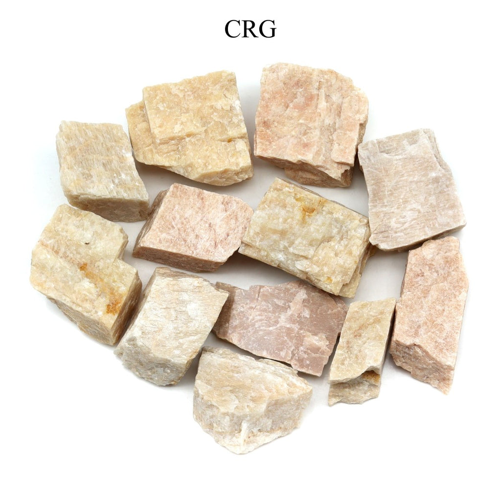 5 KILO LOT - Rough Peach Moonstone / Feldspar