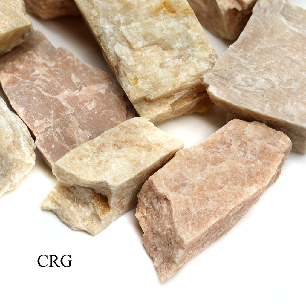5 KILO LOT - Rough Peach Moonstone / Feldspar