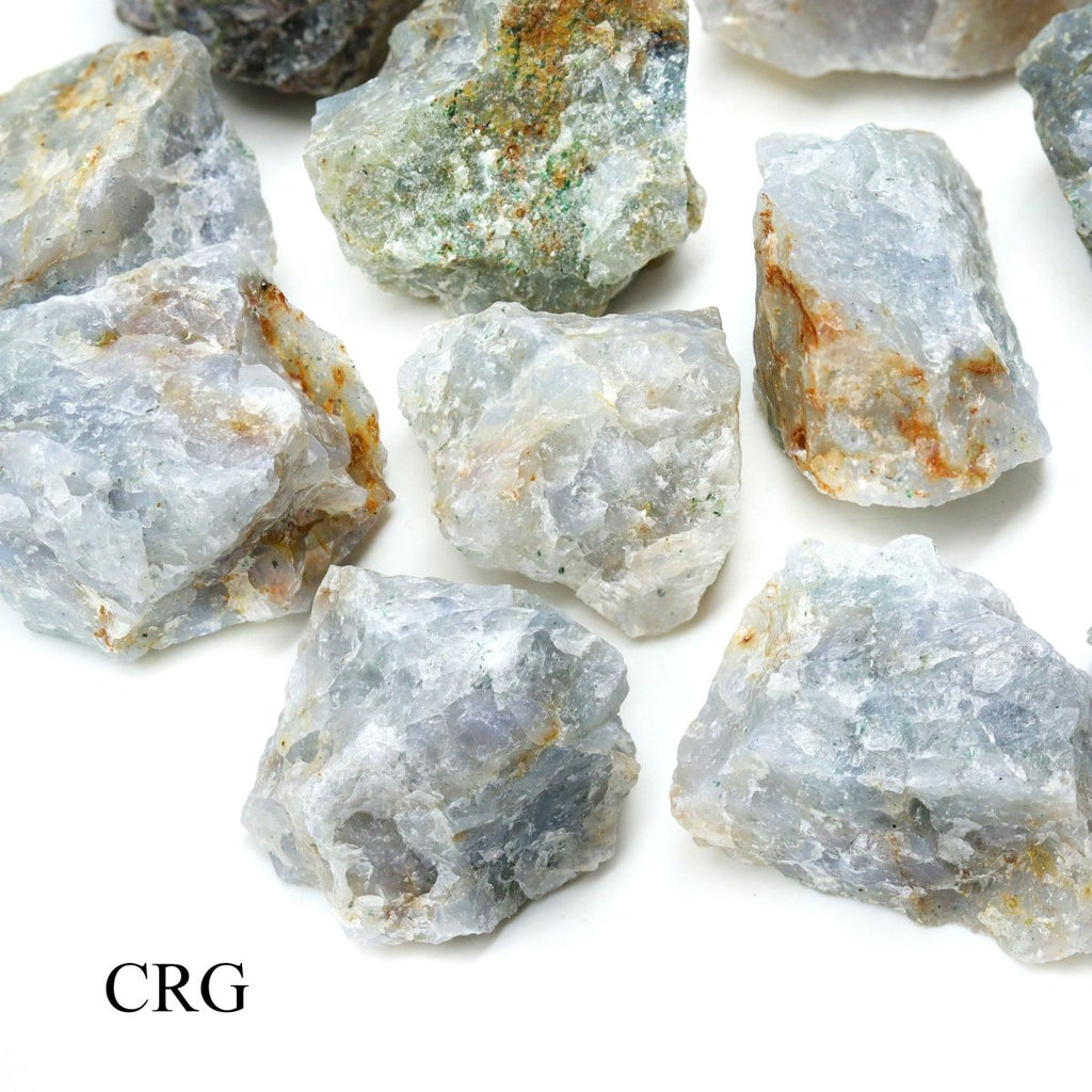 5 KILO LOT - Rough Sky Blue Quartz from Brazil