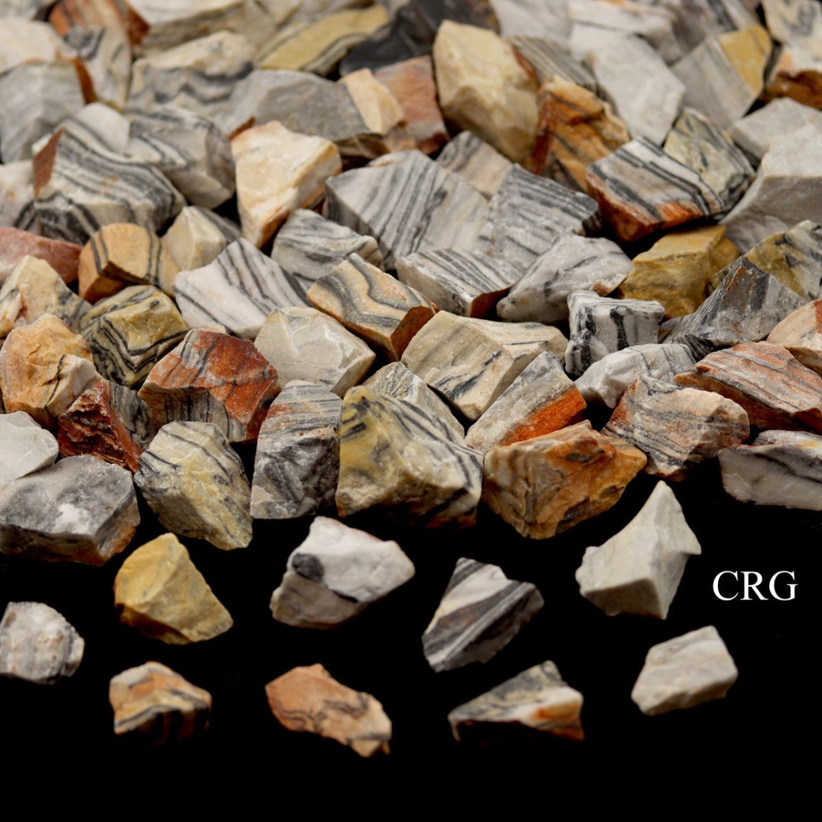 5 KILO LOT - Rough Zebra Jasper from Brazil / 3-6 cm