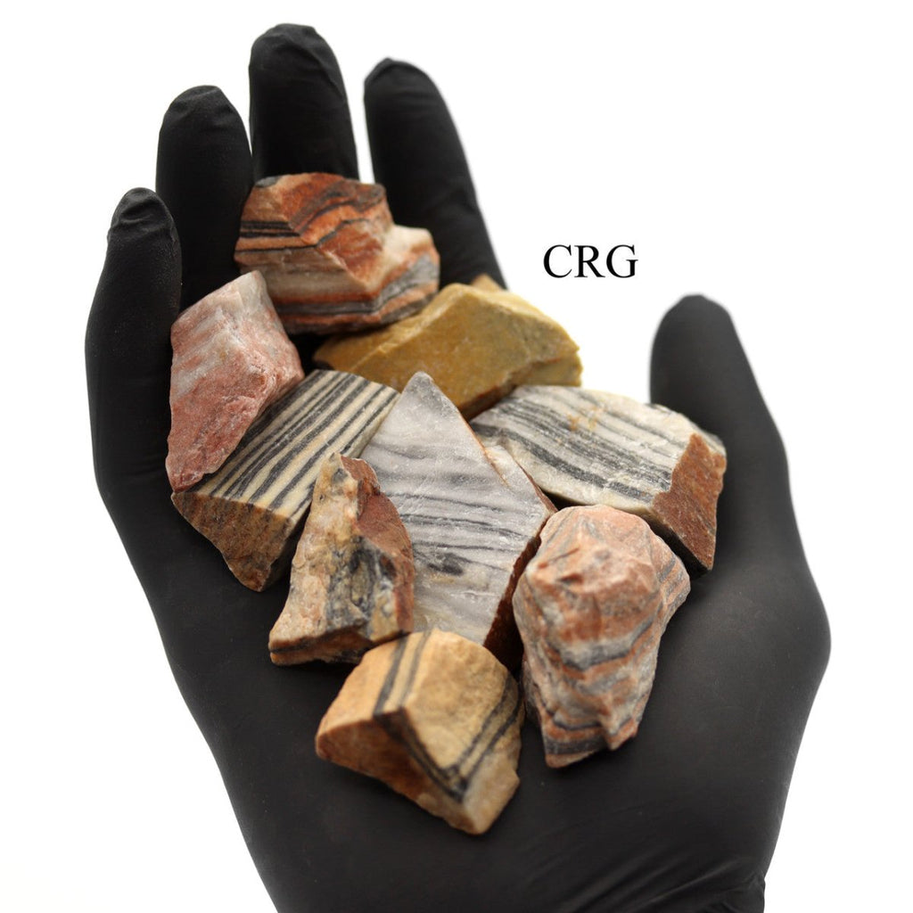 5 KILO LOT - Rough Zebra Jasper from Brazil / 3-6 cm