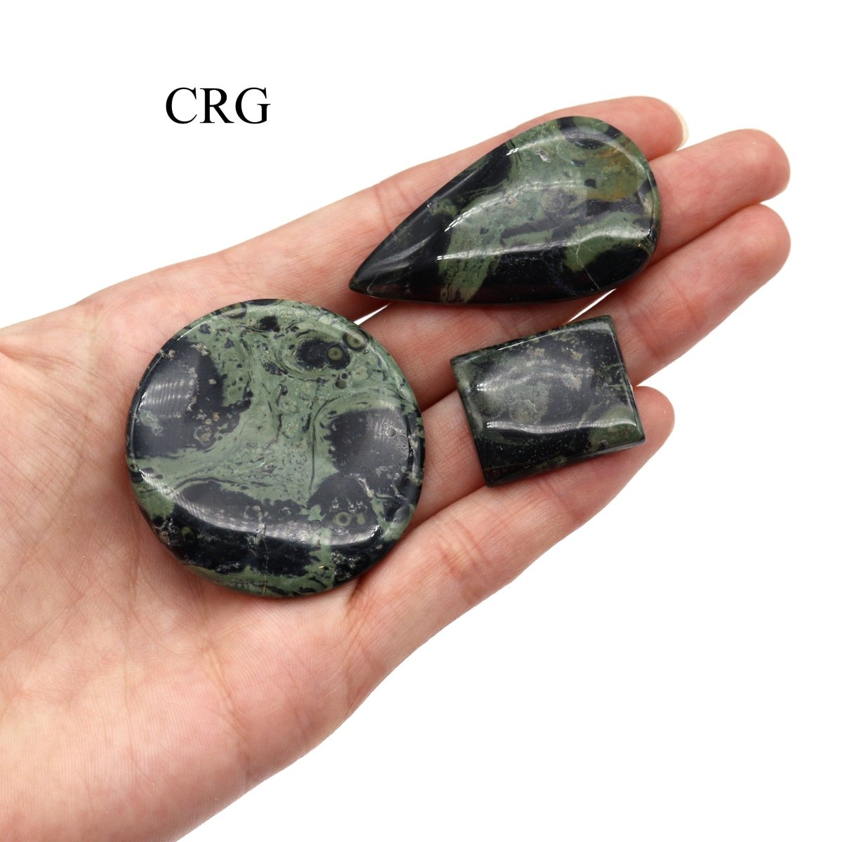 50 GRAM LOT - Kambaba/Crocodile Jasper Cabochons / Mixed Sizes
