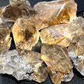 Extra Quality Gold Rutilated Clear Smoky Quartz Crystal (By The Piece Or Gram) Rough Raw