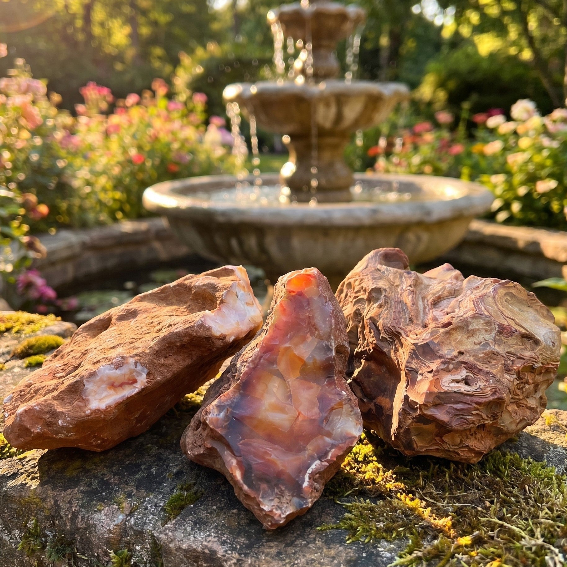 Extra Large Red Carnelian Agate Crystal Boulders (4-8 Inches) Rough Raw Stones