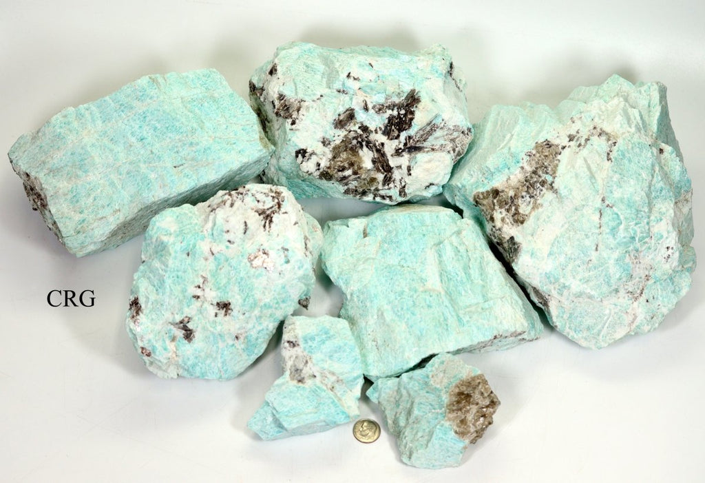 6 KILO LOT - Extra Large Amazonite Rough Madagascar / MIXED SIZES