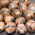 Extra Quality Chiastolite Cross Tumbled Stones (By The Piece or Pound)