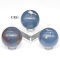 Angelite Small Polished Sphere (1 Piece) (Size 30 To 40 mm) Hand Carved Gemstone Decor
