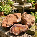 Extra Large Red Carnelian Agate Crystal Boulders (4-8 Inches) Rough Raw Stones