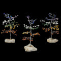 7 Stone 100 Chip Tree with Cluster Base and Silver Wire 6 Inches (1 Piece)
