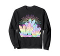 Crystals Pagan Occult Sweatshirt - Fun Novelty Design for Adults