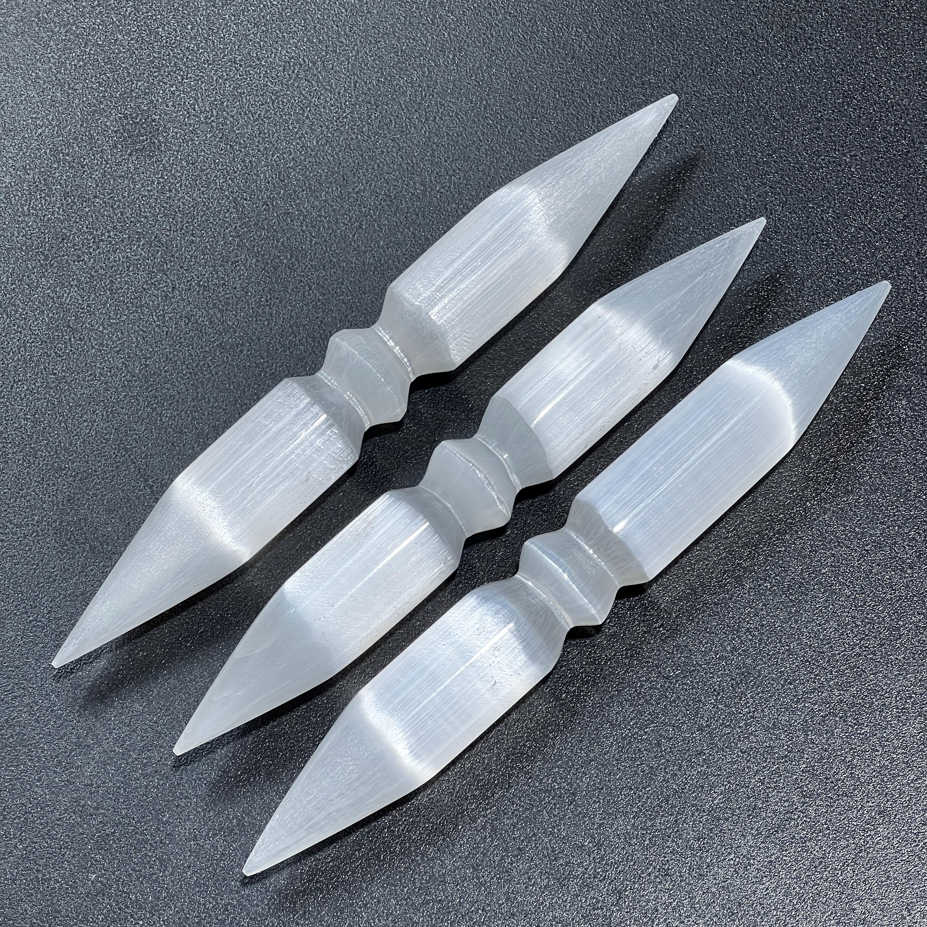 Selenite Crystal Wand Double Point Polished Wholesale