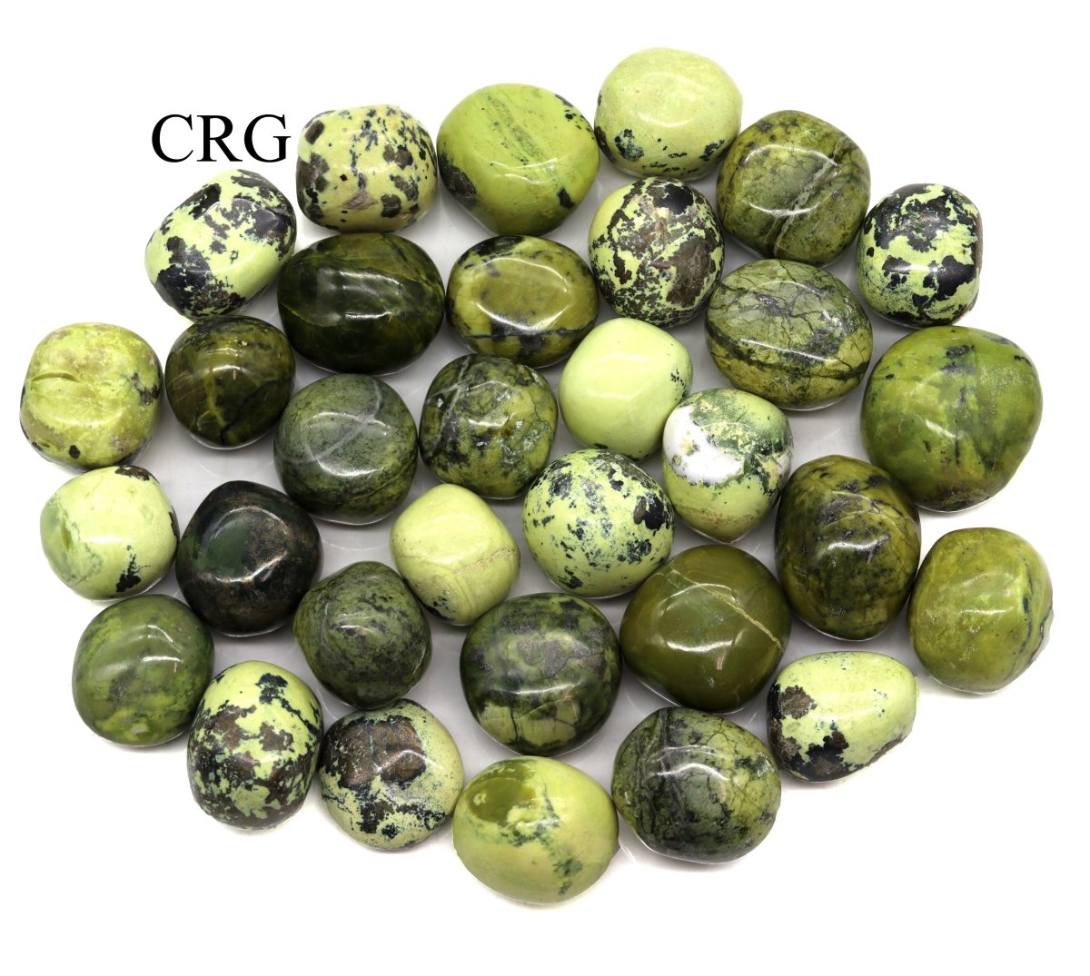 Tumbled Serpentine / 25-35mm AVG - 1 KILO LOT